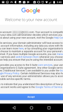 Google account info.