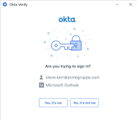 Push notification in Okta Verify