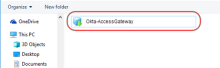 Okta-Access Gateway OVA file in Windows Explorer