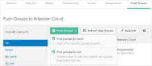 add push groups rule to new apps